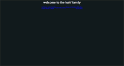 Desktop Screenshot of kahf.com