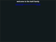 Tablet Screenshot of kahf.com